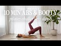 10 MIN ABS, CORE &amp; BOOTY  / 1-Week Pilates Challenge – day 6 (for beginners)
