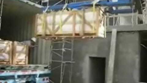 Unloading Granite Containers