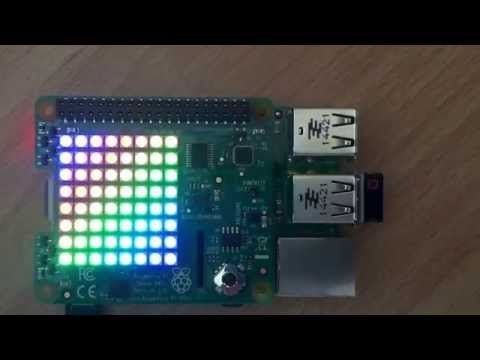 Raspberry Pi Sense HAT - rainbow.py
