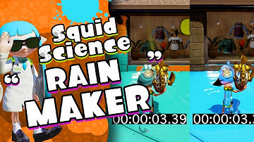 Rainmaker with Run Speed Up and Swim Speed Up Abilities Squid Science Splatoon Nintendome