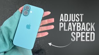 How to Adjust Playback Speed on iPhone (tutorial) screenshot 3