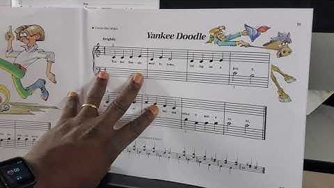 Yankee Doodle|Bastien Piano Basics level Primer A
