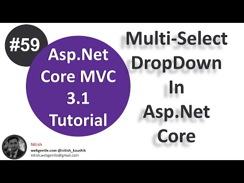 (#59) Multiselect dropdown in asp.net core | Asp.Net Core tutorial