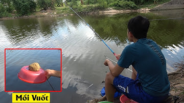 "Mồi Vuốt" siêu đẹp, đem mồi vuốt ra câu cá tự nhiên và cái kết!