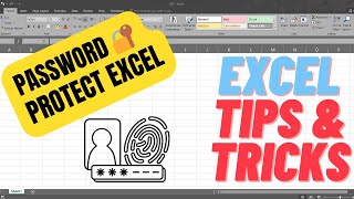 Password Protect an Excel File #excel #exceltutorial #tipsandtricks #productivity #worksmart #hustle