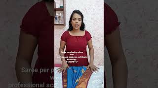 saree pre pleating class with professional academy certificate Online and ofline class just999-/only