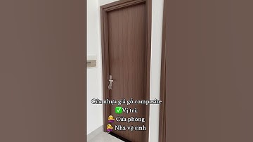 Cửa nhựa composite cho phòng ngủ và nhà vệ sinh - 0846.11.27.27 #cuanhuacomposite #cuagophongngu