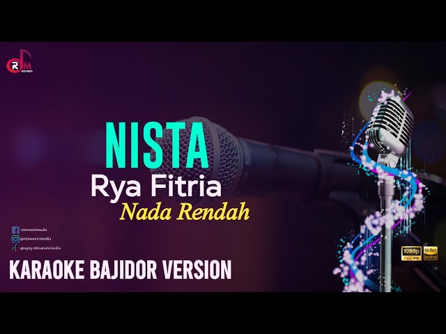 Nista Koplo Bajidor || Karaoke Lirik (Nada Wanita Rendah ) Key Gm class=