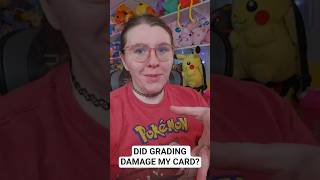 GRADING MY CARD DAMAGED IT? #pokemon #shorts #pokemoncards