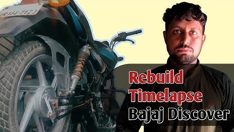 Rebuild Timelapse: Bajaj Discover 110 cc Old Model By Jitu Bike Workshop
