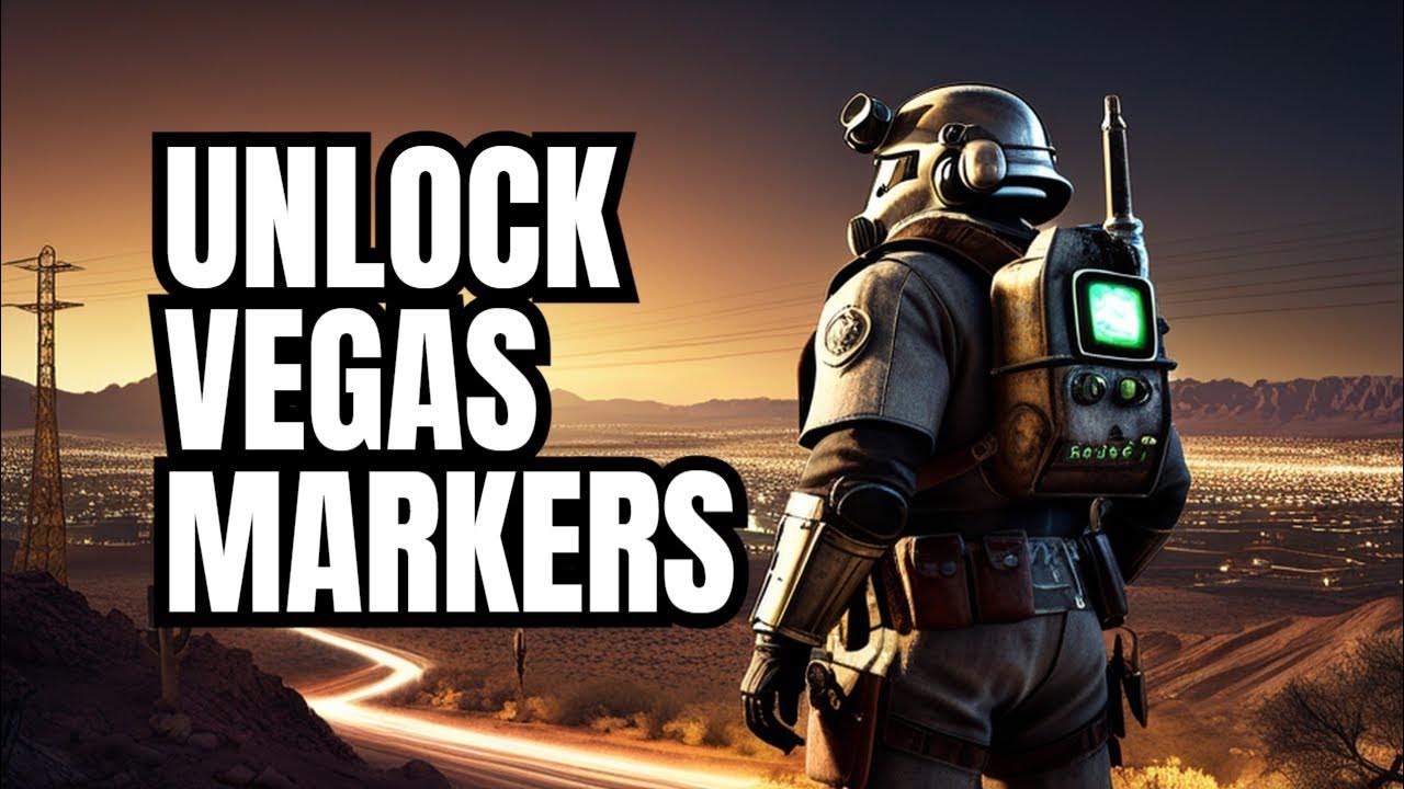 How to toggle all map markers in Fallout New Vegas cheat code console command YouTube