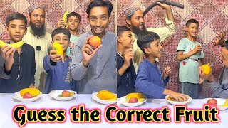 Guess the Correct Fruit | Funny Challenge