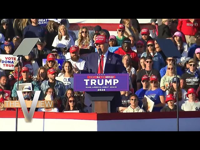 Trump’s Wildest New Jersey Rally Moments | The View class=