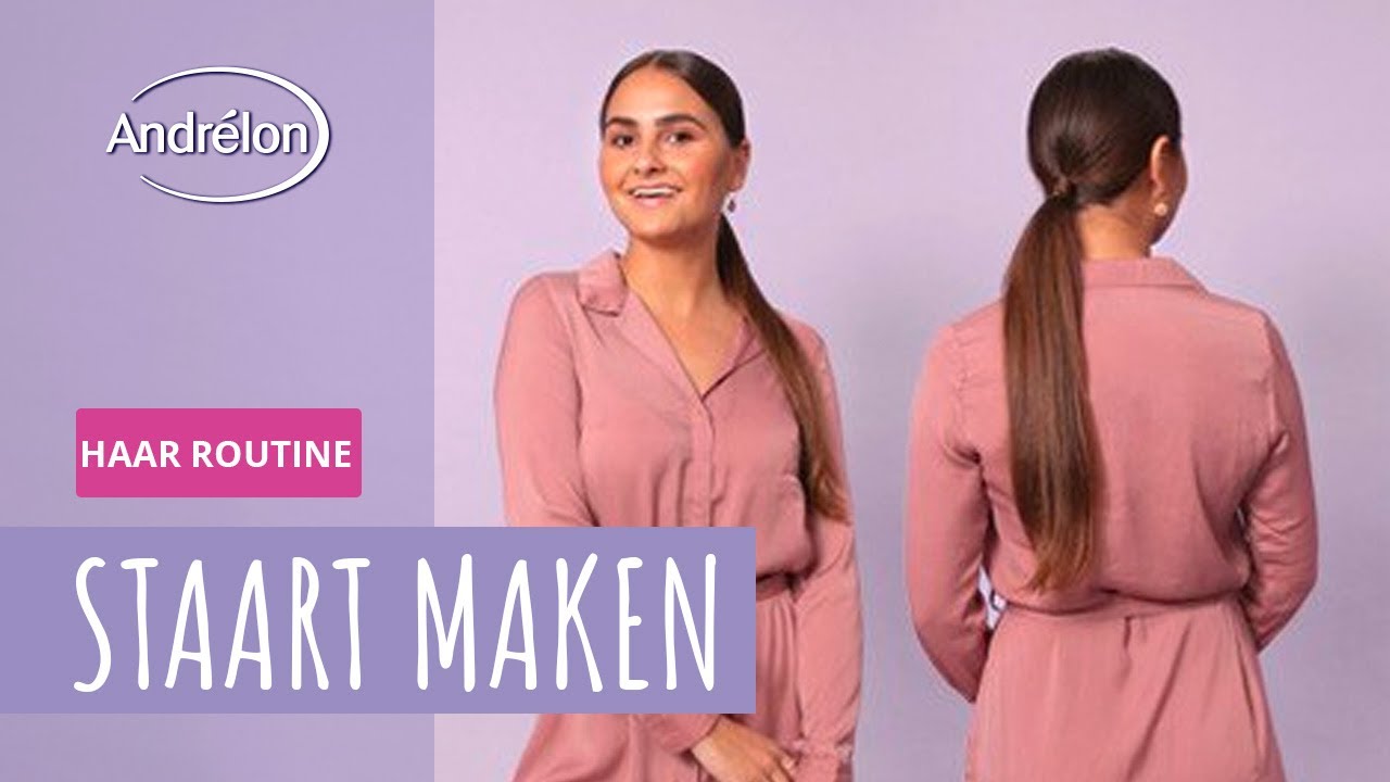 Lage staart maken Claire's Haar Routine