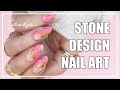 STONE DESIGN GEL NAIL ART TUTORIAL | &quot;DREAMING IN COLOR&quot; SUMMER COLLECTION 2021 | LIGHT ELEGANCE