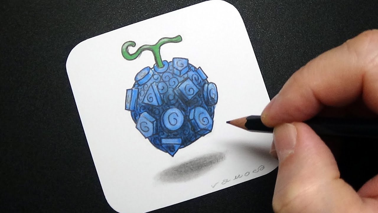 How to Draw One Piece Fruit - Drawing Clank-Clank Fruit - 