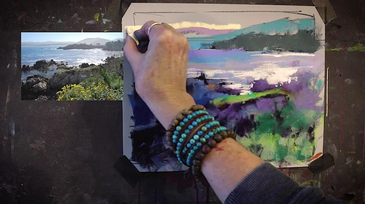 Point Lobos Ocean Scene - Pastel Painting Demo