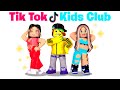 Baby Tofuu joins the Tik-Tok Kids Club.. 🎵⭐ (Roblox)