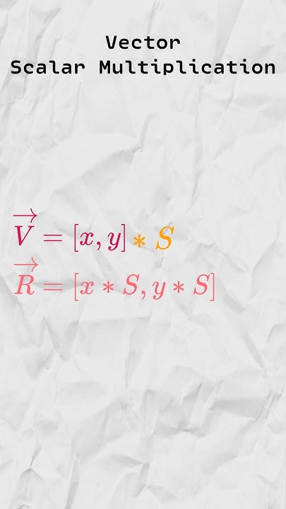 How to Multiply Vectors? | Vector Scalar Multiplication - YouTube
