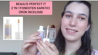 Beaulis Perfect it 2 in 1Fondöten Kapatıcı Ürün İnceleme /Turuncu Tonlarda da Makyaj Yapalım