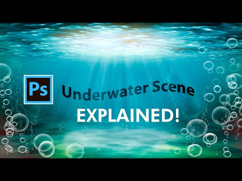 Photoshop Tutorial - How to draw a Beautiful Underwater Scene Photoshop Tutorial - How to draw a Beautiful Underwater Scene