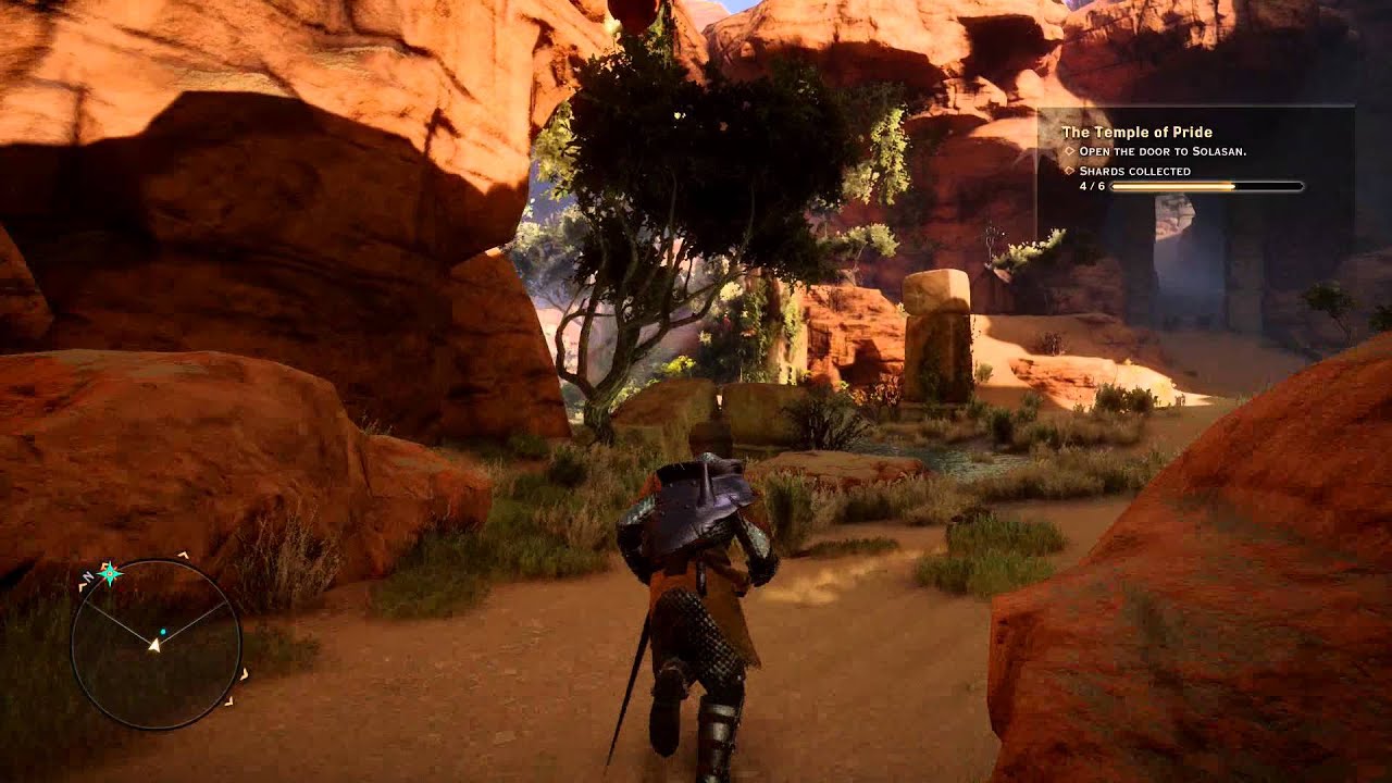 Dragon Age: Inquisition - The Temple of Pride: 4 Shards Spotted (Open Door To Solasan) Gameplay PS4