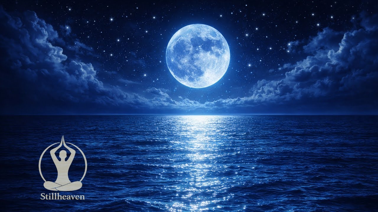 Fall Asleep Naturally 🌙 8 Hours of Dreamy Piano & Ocean Waves for Deep Sleep & Stress Relief