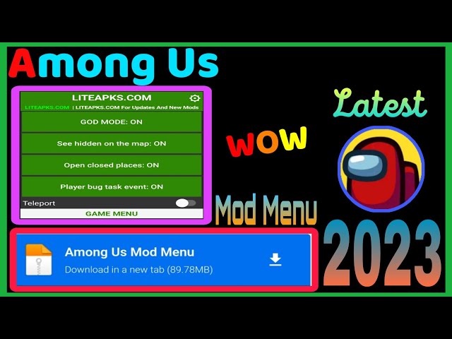 New Among us v2023.6.13 Mod Menu Apk, Axey Mod Menu