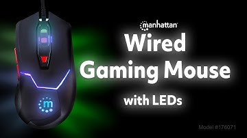 Wired Gaming Mouse with LEDs