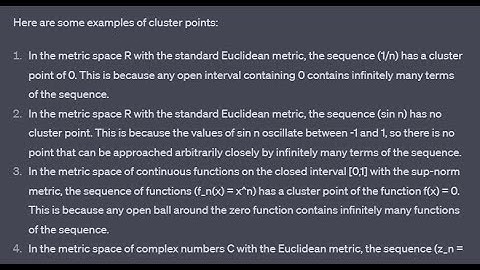 ChatGPT for Analysis  Point Set Topology, Rn Convergence, Euclidean and Metric Spaces