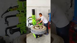 Remove The Tire Equipment- Good Tools And Machinery Make Work Easy