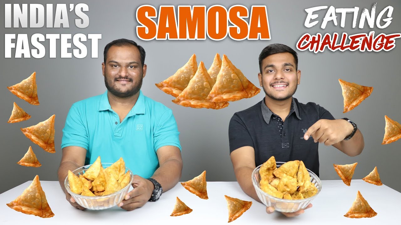 SAMOSA EATING CHALLENGE | Samosa Eating Competition | Food Challenge