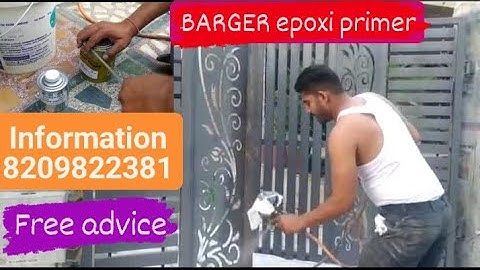 BARGER epoxi primer karne ka aaasan tarika | DG Paints And Polish