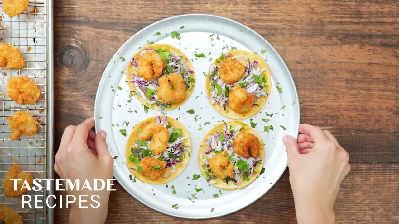 The Perfect Bang Bang Shrimp Tacos | Tastemade