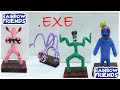 Rainbol Friends .EXE de plastilina (Blue, Green, Pink, purple) Tutorial especial Halloween