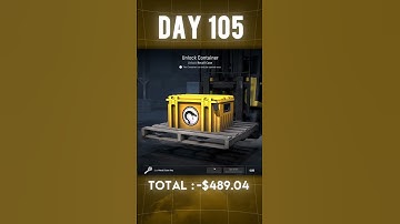 A Case A Day Until I Get Gloves! (Day 105) #shorts #cs2 #csgo #knife #gloves #gaming #goldgoldgold