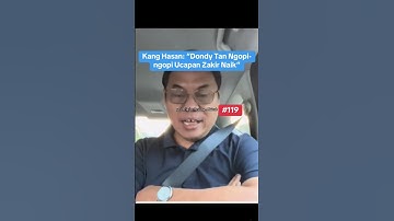 Kang Hasan Skakmat Fans Dondy Tan.