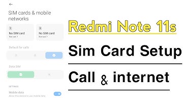 Redmi Note 11s Sim Card Setup Call Settings And Internet Setting