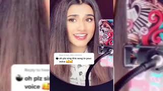 Pakistani girl singing emiway bantai viral tiktok song   khatam hue wande   papa ne pakda tuje daru