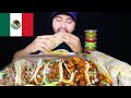 Authentic Mexican Food Mukbang • Burritos &amp;  Tacos