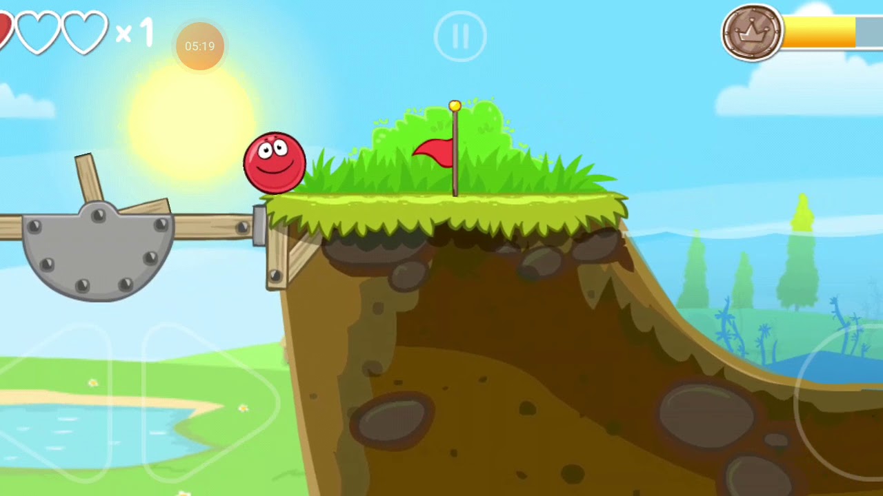Игра прохождение шаров. Red Ball 4. Red Ball уровень. Красный шар 4 зеленые холмы босс. Игра красный шарик 12 уровней.