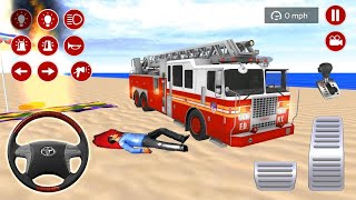 Fire Track Driving Rescue 911 Fire Engine Games - Fire Track Emergency Driving - Android Gameplay screenshot 3