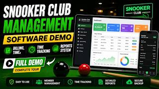 Snooker Club Management Software Demo | Billing, Time Tracking & Reports System (Full Demo) screenshot 5