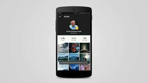 Android DataBinding RecyclerView - Profile Screen (Demo)