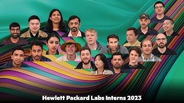 Hewlett Packard Labs Interns 2023