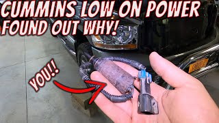 5.9 Cummins suddenly low on power?  Check this!  Laraine gives me boost fits on a camping trip!!