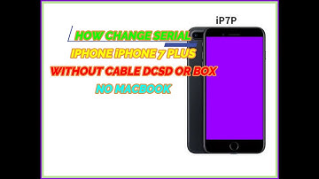 HOW CHANGE SERIAL IPHONE iPHONE 7 PLUS BY MST TOOL(NO MACBOOK/NO BOOT USB/WITHOUT CABLE DCSD OR BOX)
