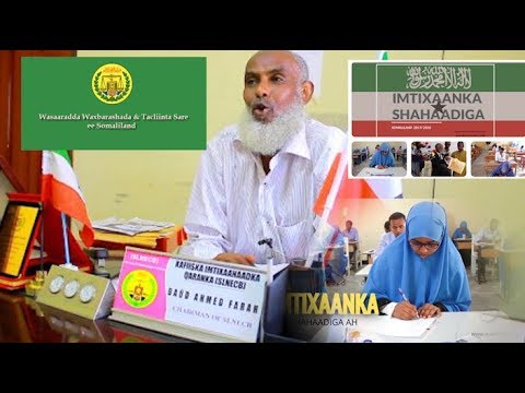 Xukuumadda Oo War Kasoo Saartay Qaabka Loo Galayo Imtixaannada