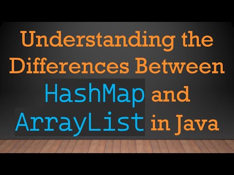 Understanding the Differences Between `HashMap` and `ArrayList` in Java