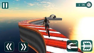 BMX Stunts Impossible Tracks Challenge 3D - Gameplay Android game - BMX stunts racing game screenshot 1